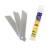 [HWASHIN] Lưỡi cho dao Snap-Blade K-301B, 10 lưỡi, Thép công cụ carbon, 25mm